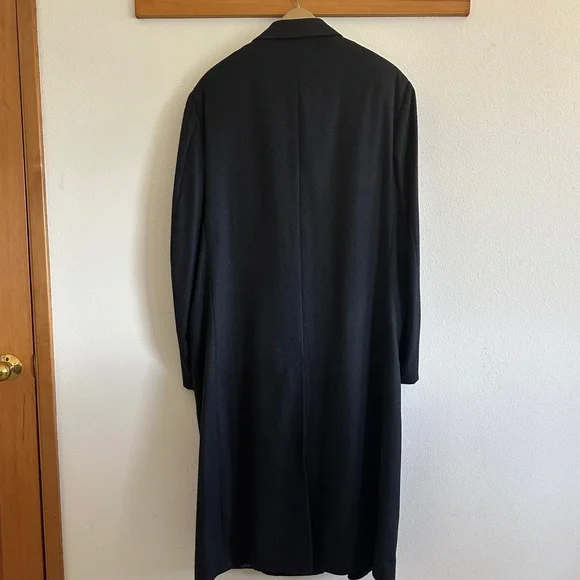 Vintage Brooks Brothers Men’s Charcoal Grey Overcoat - Picture 2 of 16